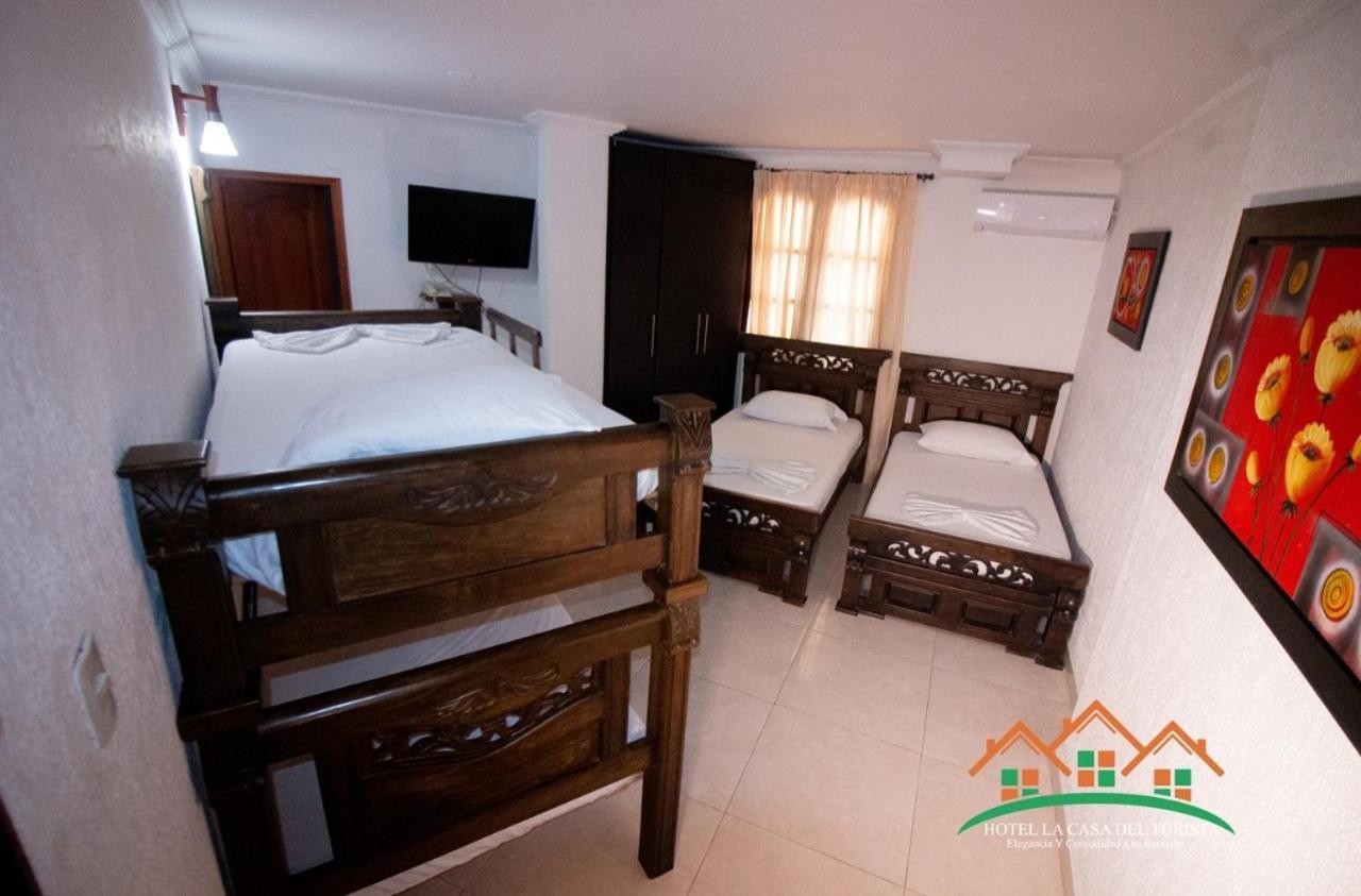 Hotel La Casa Del Turista Cartagena Bagian luar foto